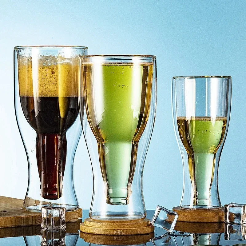 크리 에이 티브 칵테일 와인 잔 머그잔 이중 벽 머그잔 - Wine Vodka Beer 리뷰 및 가격