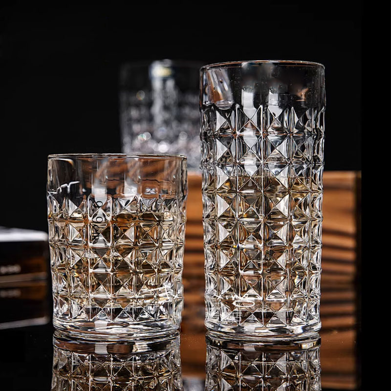클래식 스카치 글라스 선물 1개 다이아몬드 릴리프 글라 - Wine Vodka Beer 리뷰 및 가격