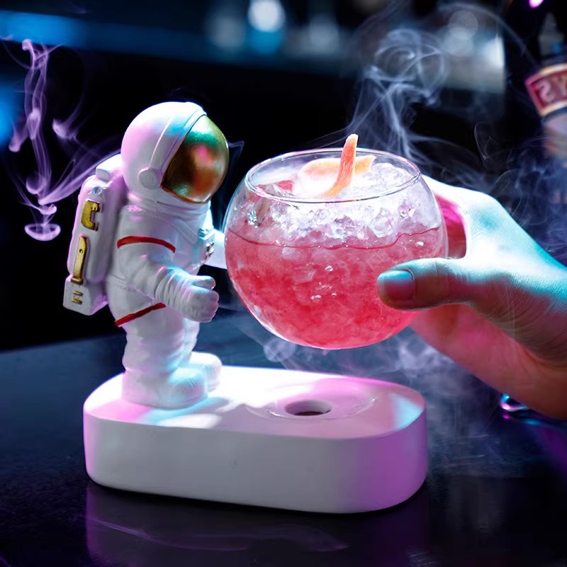 250ml 창의적인 우주비행사 모양 유리컵, 개인 맞춤 - Wine Beer Mix Drink 리뷰 및 가격