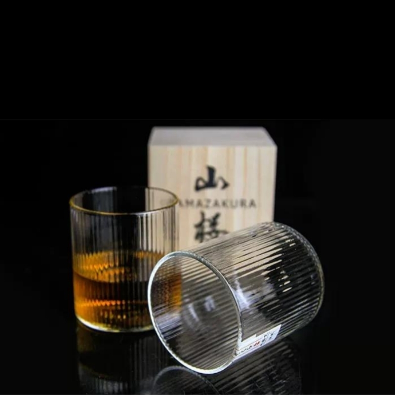 일본 스타일 디자인 감각의 물결무늬 스템리스 와인잔,  - Wine Vodka Beer 리뷰 및 가격