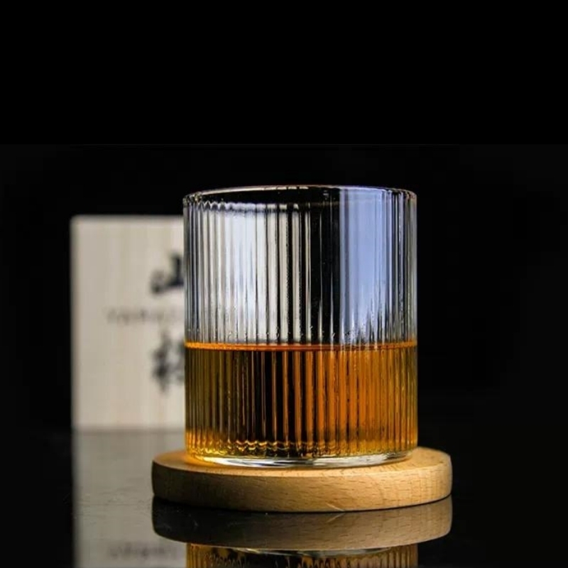 일본 스타일 디자인 감각의 물결무늬 스템리스 와인잔,  - Wine Vodka Beer 리뷰 및 가격